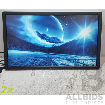 Dell UltraSharp (U2312HMt) 23-Inch Full HD (1080p) Widescreen LED-backlit LCD Monitor - Lot of Two