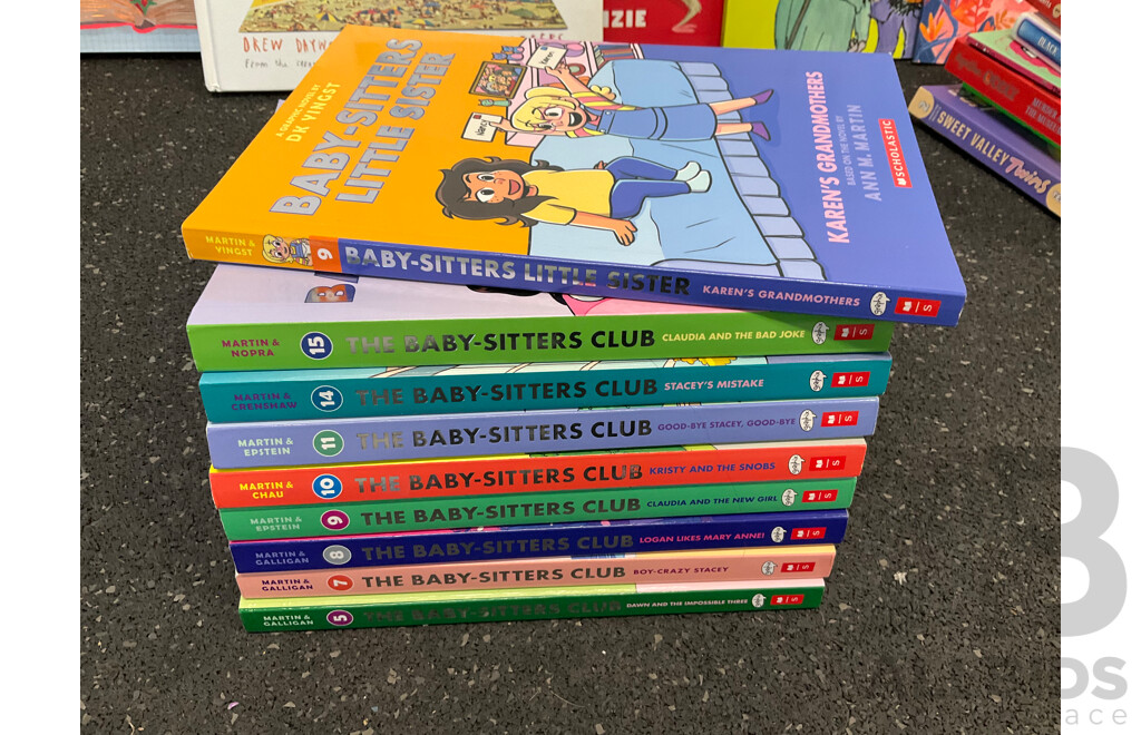 Huge Collection of Kids Books, Including the Book of Taylor Swift, ELLA Diaries, the Baby Sitters Club and More