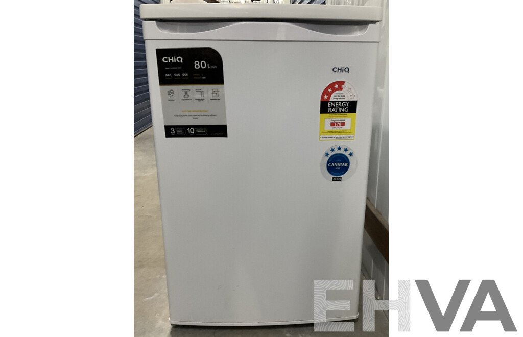 CHIQ 80L Single Door Upright Freezer (CSF080DW)