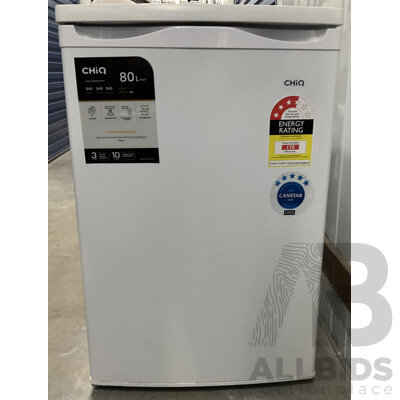 CHIQ 80L Single Door Upright Freezer (CSF080DW)