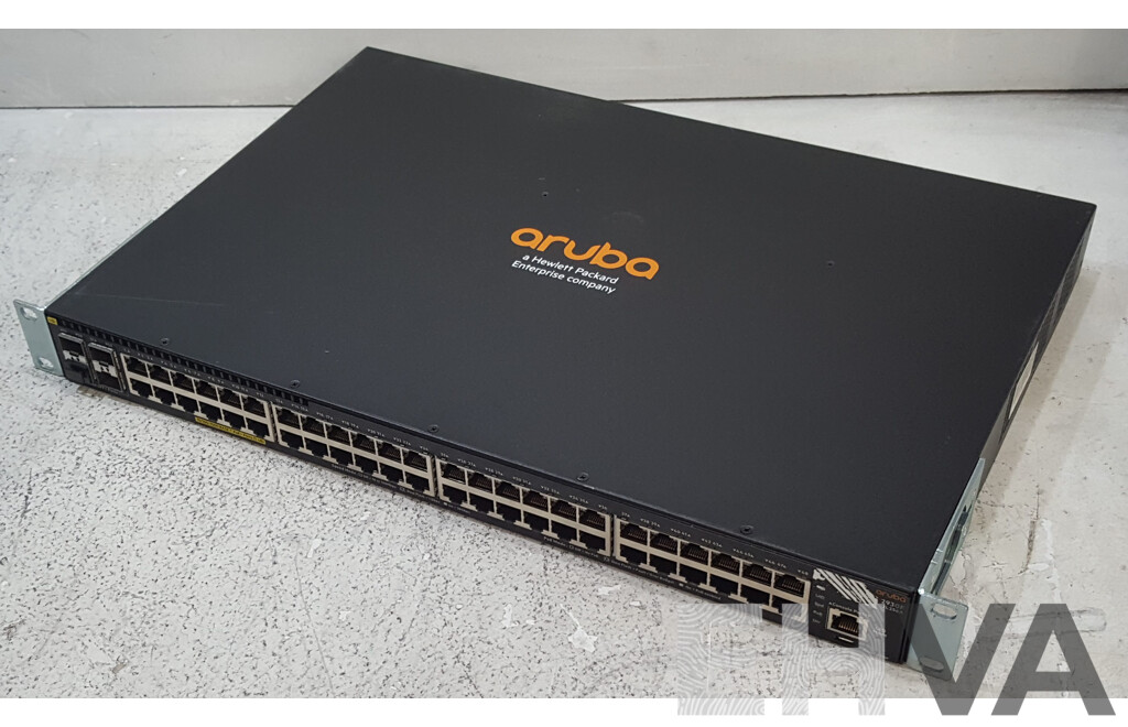 HP Aruba (JL256A) 2930F 48-Port Gigabit PoE+ Switch
