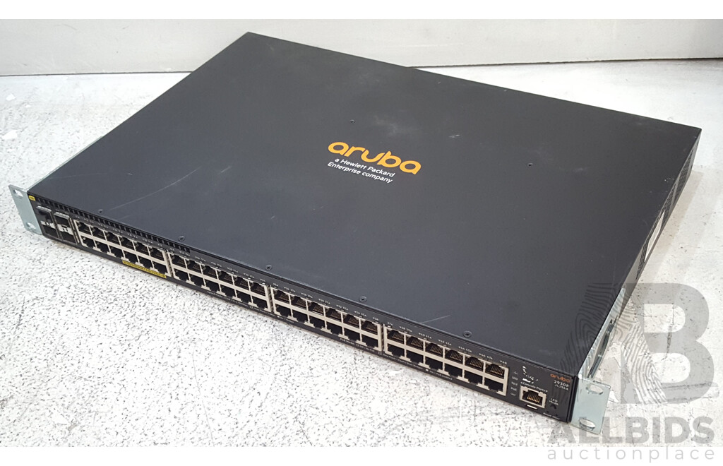 HP Aruba (JL256A) 2930F 48-Port Gigabit PoE+ Switch