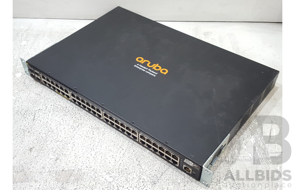 HP Aruba (JL256A) 2930F 48-Port Gigabit PoE+ Switch