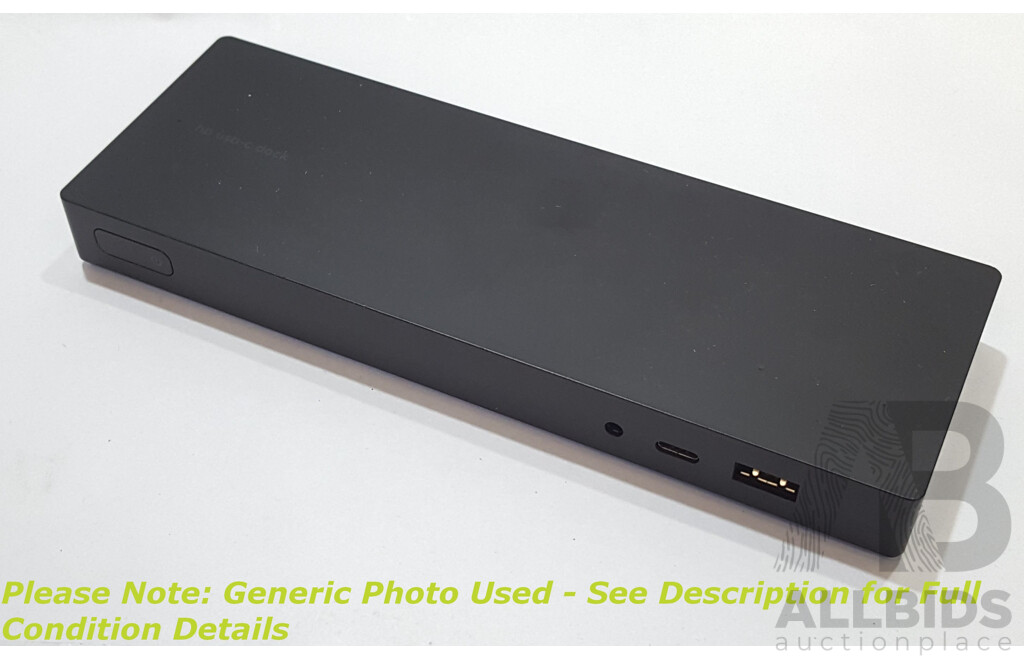 HP (HSTNH-U601) USB-C Dock G4 w/ Power Supply