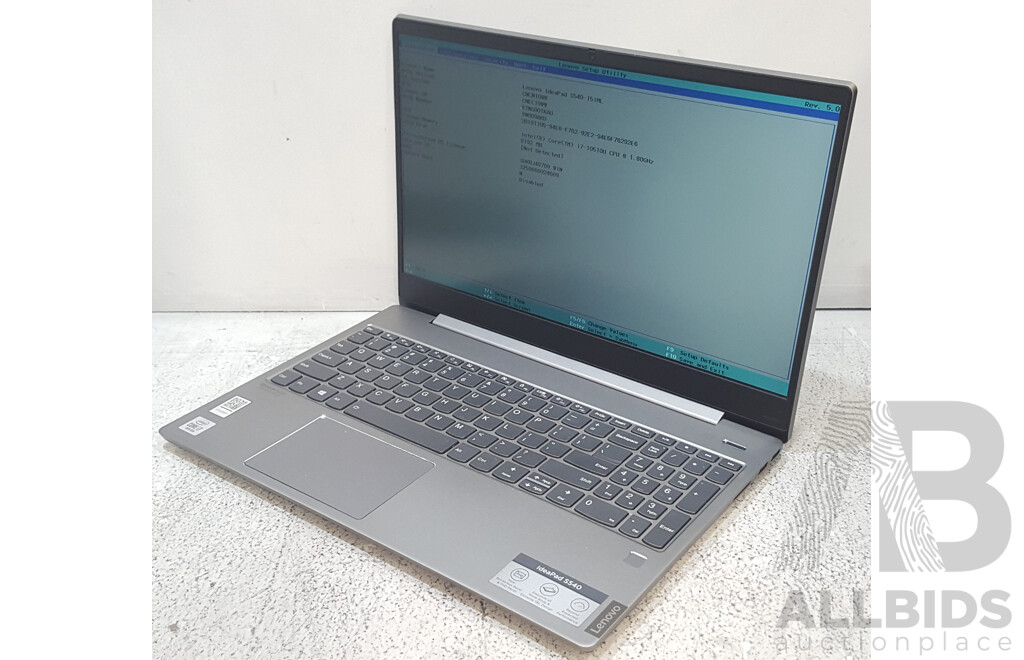 Lenovo ideaPad S540-15IML 10th Gen Intel Core i7 (10510U) 1.80GHz-4.90GHz 4-Core CPU 15.6-Inch FHD Laptop
