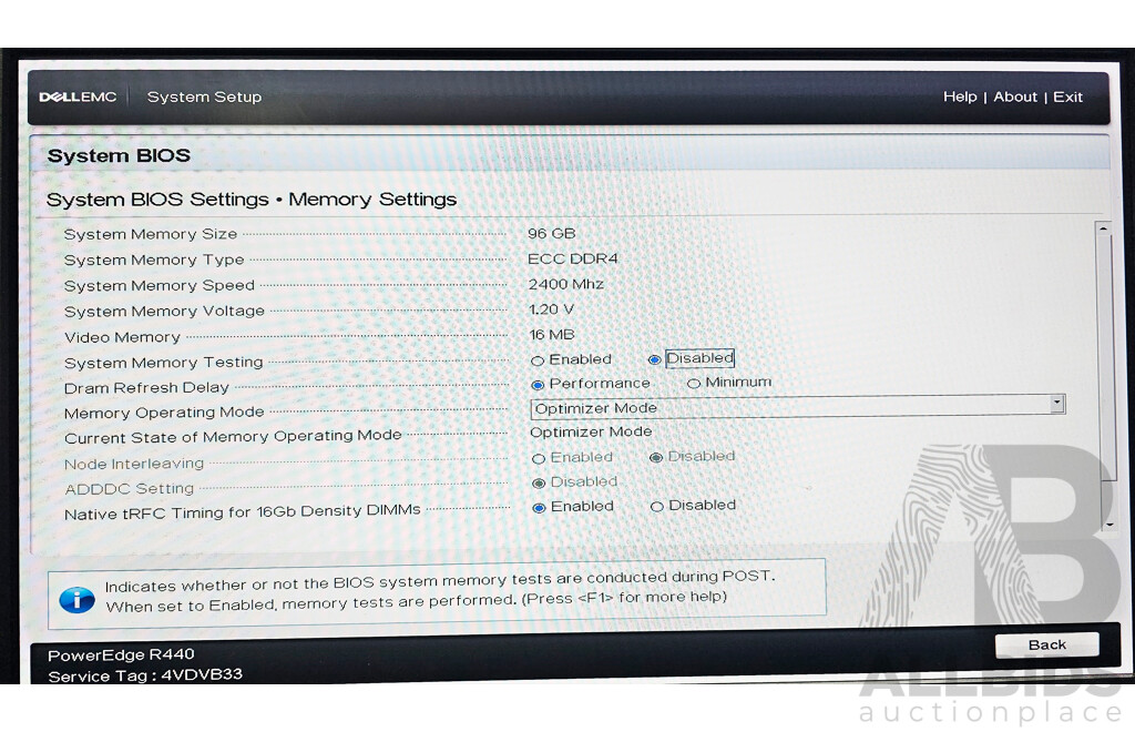 Dell EMC PowerEdge R440 Intel Xeon SILVER (4208) 2.10GHz-3.20GHz 8-Core CPU 1RU Server W/ 96GB DDR4