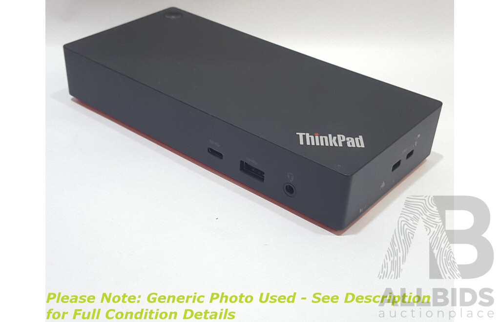 Lenovo (LDA-KP) ThinkPad Universal USB-C Dock w/ Power Supply