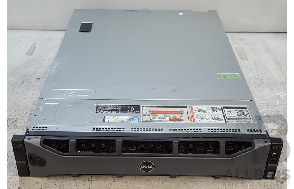 Dell PowerEdge R730xd Intel Xeon (E5-2620 v3) 2.40GHz-3.20GHz 6-Core CPU 2RU Server w/ 16GB DDR4