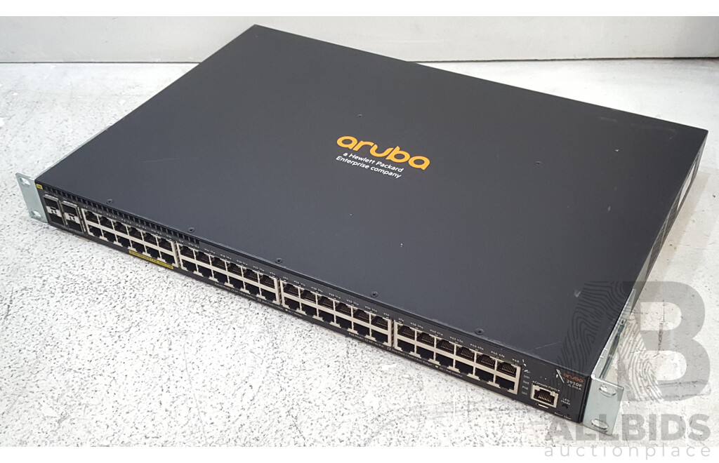 HP Aruba (JL256A) 2930F 48-Port Gigabit PoE+ Switch