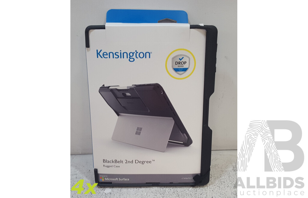 Kensington BlackBelt 2nd Degree Rugged Case for Surface Pro - Lot of Four