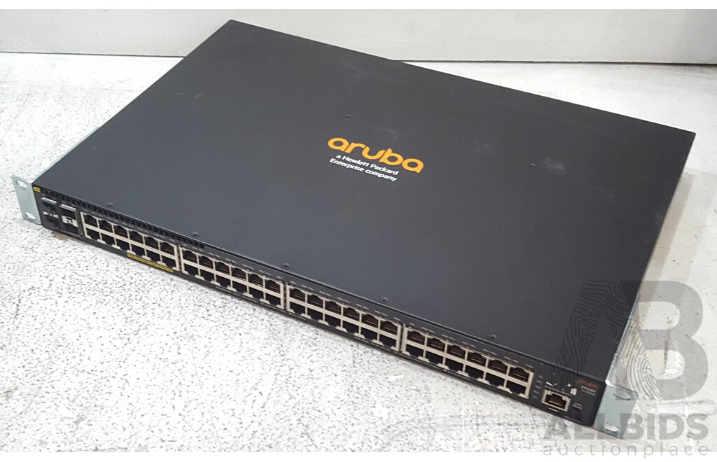 HP Aruba (JL256A) 2930F 48-Port Gigabit PoE+ Switch