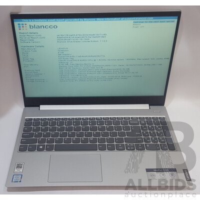 Lenovo ideaPad S340-15IWL Intel Core i5 (8265U) 1.60GHz-3.90GHz 4-Core CPU 15.6-Inch Laptop