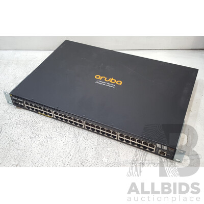 HP Aruba (JL256A) 2930F 48-Port Gigabit PoE+ Switch