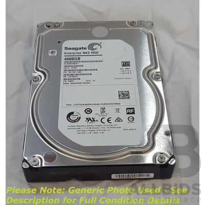 Seagate (ST4000VN0001) 4TB SATA Enterprise NAS 3.5-Inch Hard Drive