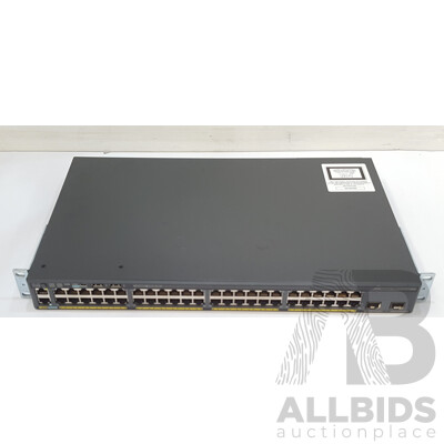 Cisco (WS-C2960X-48TD-L) Catalyst 2960-X Series 48-Port Gigabit Managed Switch