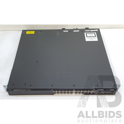 Cisco (WS-C3650-24TD-L) Catalyst 3650-24-2X10G 24-Port Gigabit Ethernet Switch