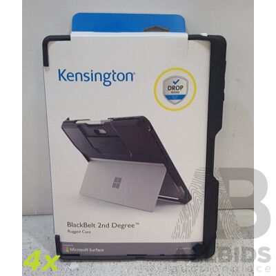 Kensington BlackBelt 2nd Degree Rugged Case for Surface Pro - Lot of Four