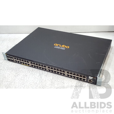 HP Aruba (JL256A) 2930F 48-Port Gigabit PoE+ Switch