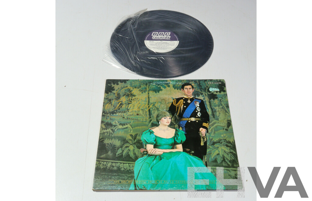 Vinyl LP Record of the Wedding of Prince Charles and Lady Dianna Spencer, BBC Records