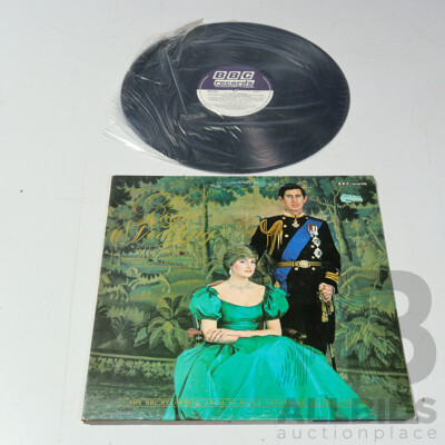 Vinyl LP Record of the Wedding of Prince Charles and Lady Dianna Spencer, BBC Records