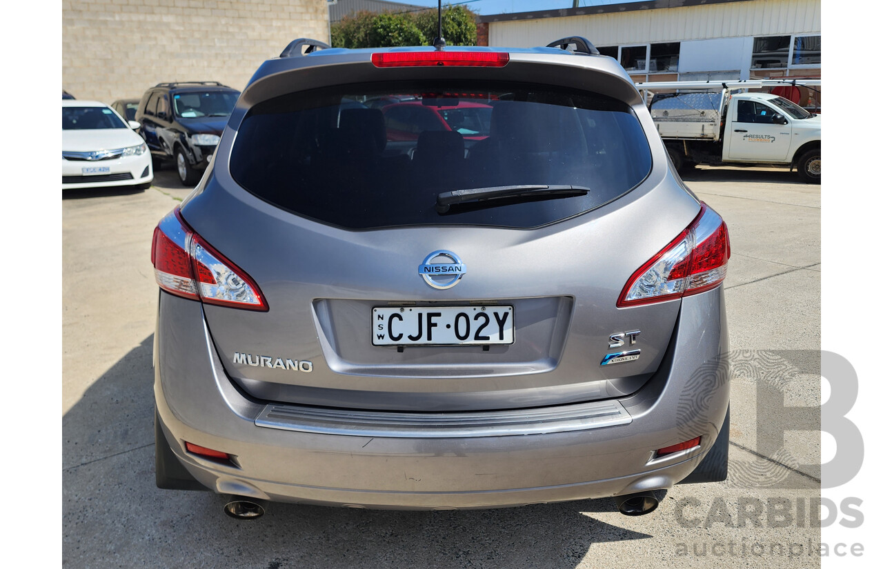 10/2012 Nissan Murano ST Z51 MY12 4d Wagon Grey 3.5L