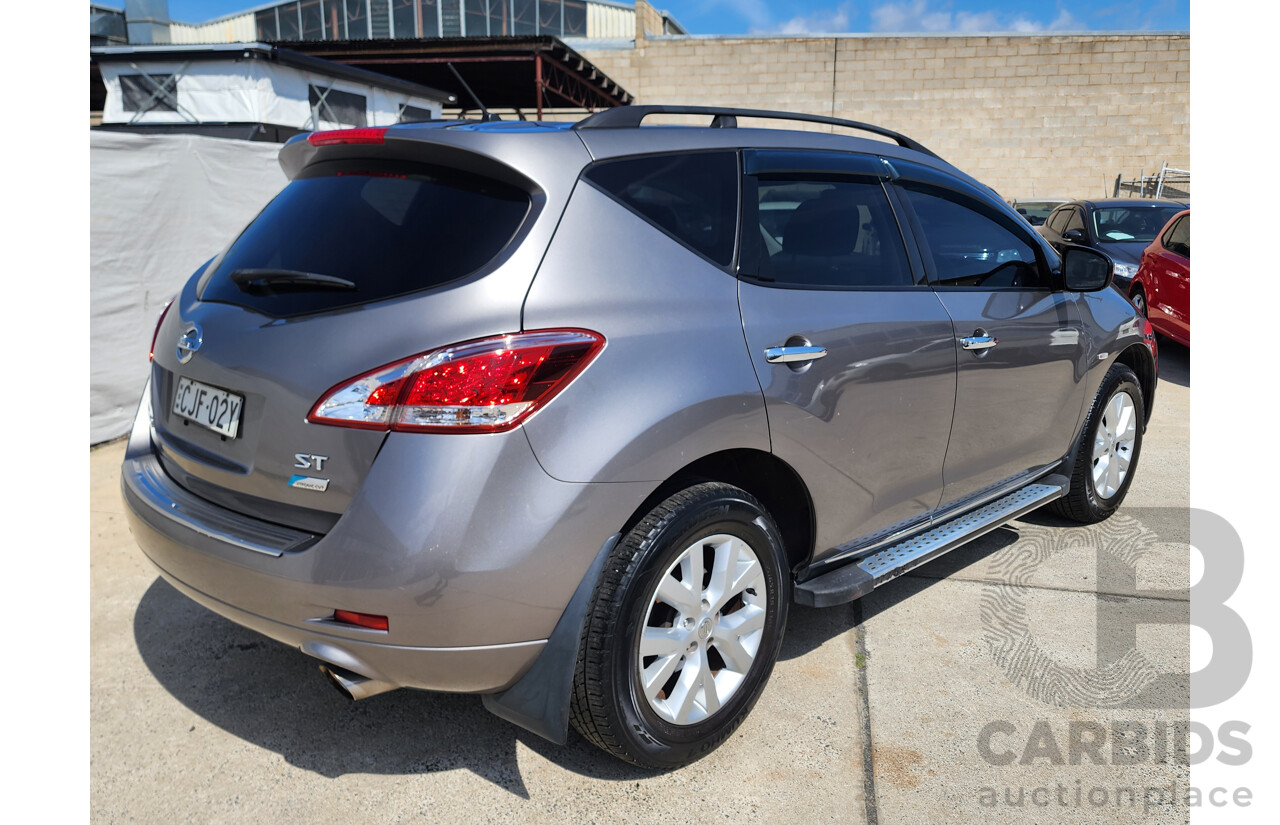 10/2012 Nissan Murano ST Z51 MY12 4d Wagon Grey 3.5L