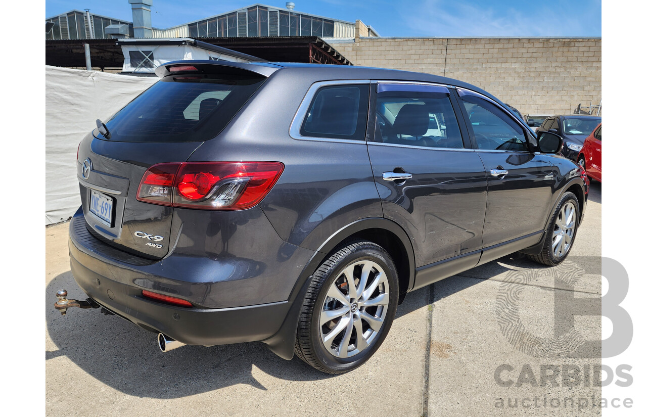 8/2013 Mazda Cx-9 Grand Touring MY13 4d Wagon Grey 3.7L