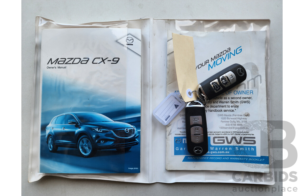 8/2013 Mazda Cx-9 Grand Touring MY13 4d Wagon Grey 3.7L