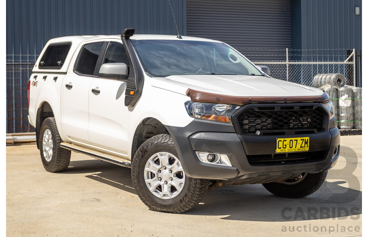 01/2016 Ford Ranger XLS 3.2 (4x4) PX MKII Dual Cab Utility White Turbo Diesel 3.2L