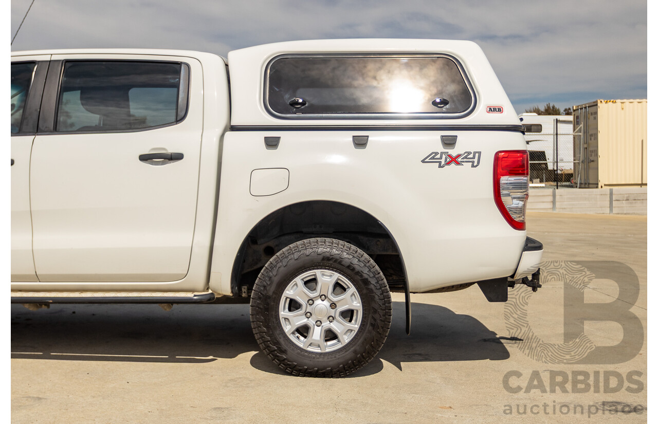 01/2016 Ford Ranger XLS 3.2 (4x4) PX MKII Dual Cab Utility White Turbo Diesel 3.2L