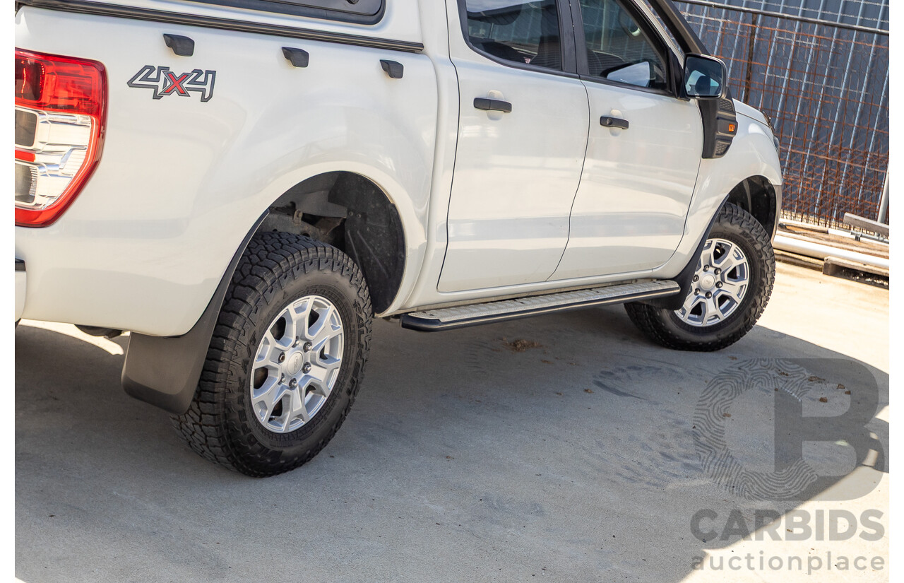 01/2016 Ford Ranger XLS 3.2 (4x4) PX MKII Dual Cab Utility White Turbo Diesel 3.2L