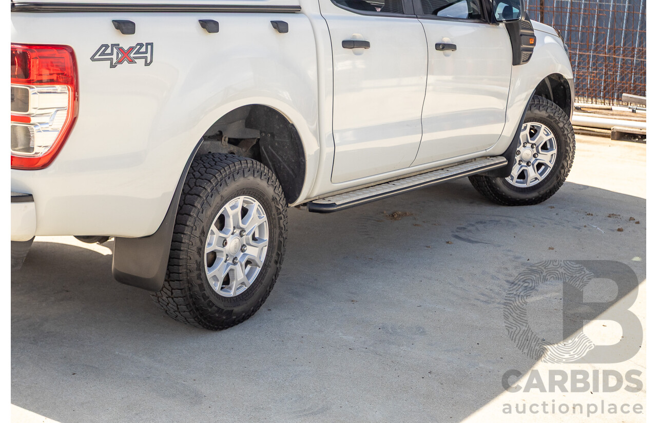 01/2016 Ford Ranger XLS 3.2 (4x4) PX MKII Dual Cab Utility White Turbo Diesel 3.2L