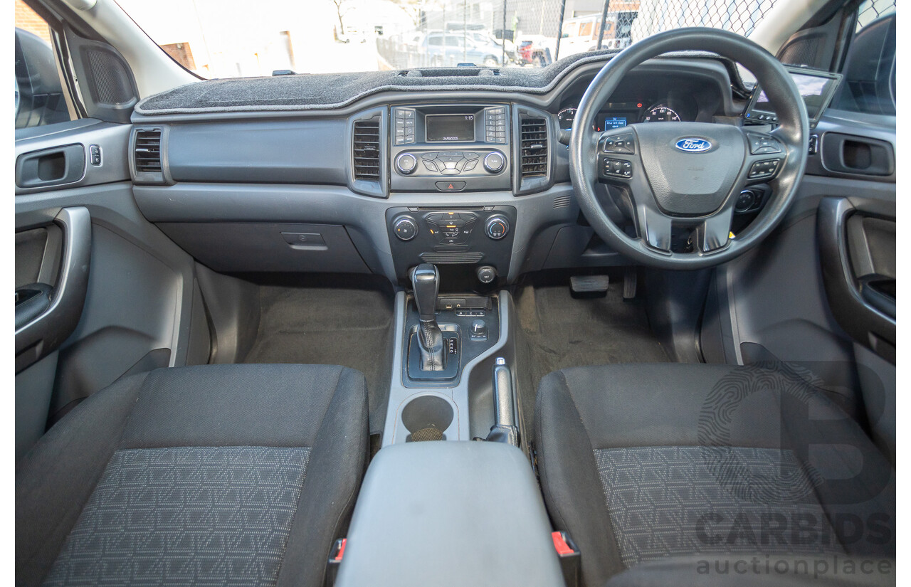 01/2016 Ford Ranger XLS 3.2 (4x4) PX MKII Dual Cab Utility White Turbo Diesel 3.2L