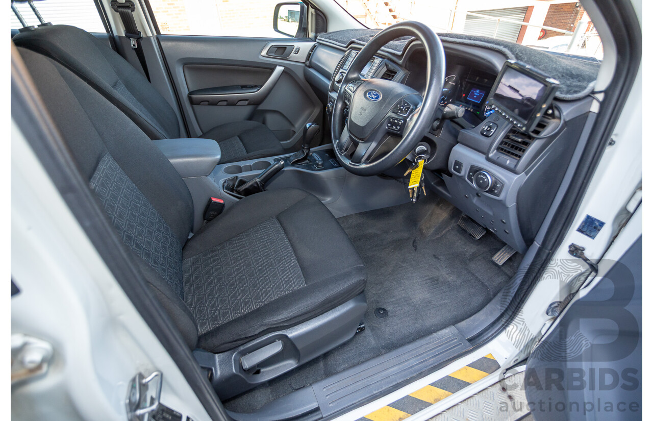 01/2016 Ford Ranger XLS 3.2 (4x4) PX MKII Dual Cab Utility White Turbo Diesel 3.2L