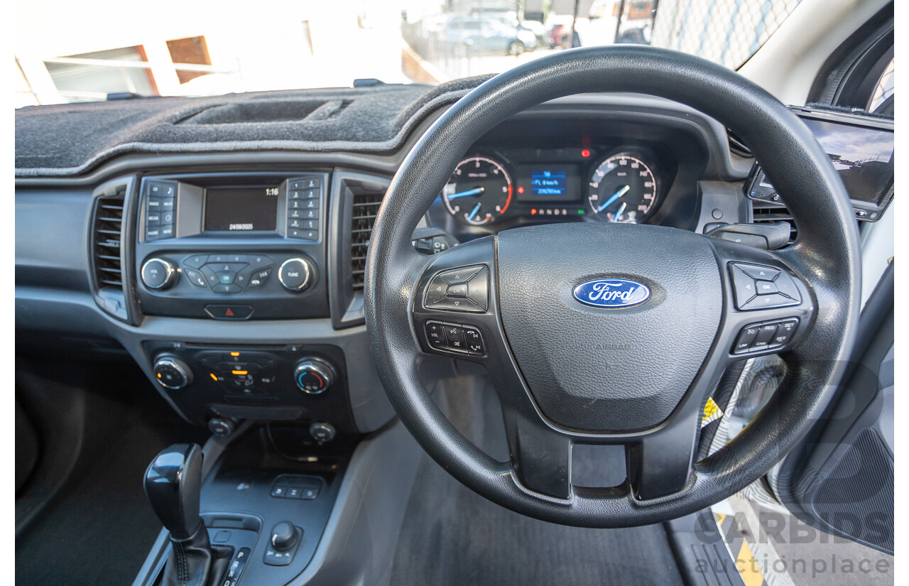 01/2016 Ford Ranger XLS 3.2 (4x4) PX MKII Dual Cab Utility White Turbo Diesel 3.2L
