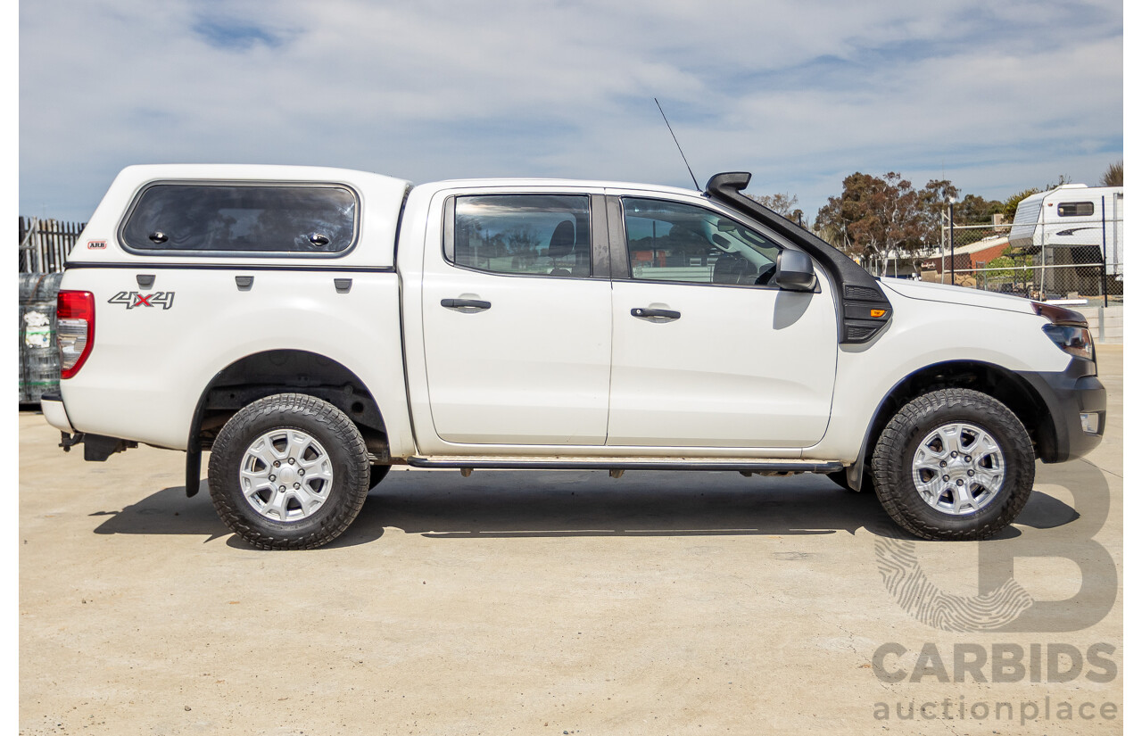 01/2016 Ford Ranger XLS 3.2 (4x4) PX MKII Dual Cab Utility White Turbo Diesel 3.2L