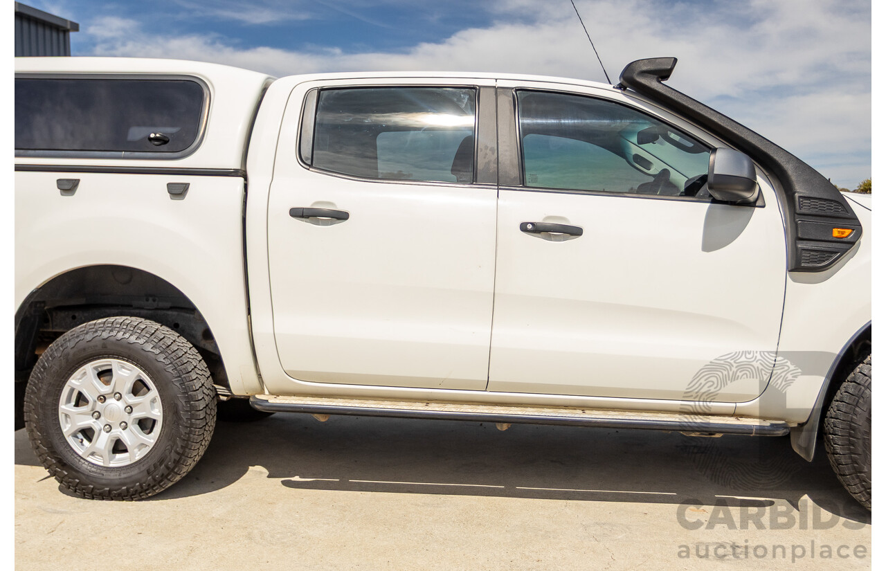 01/2016 Ford Ranger XLS 3.2 (4x4) PX MKII Dual Cab Utility White Turbo Diesel 3.2L