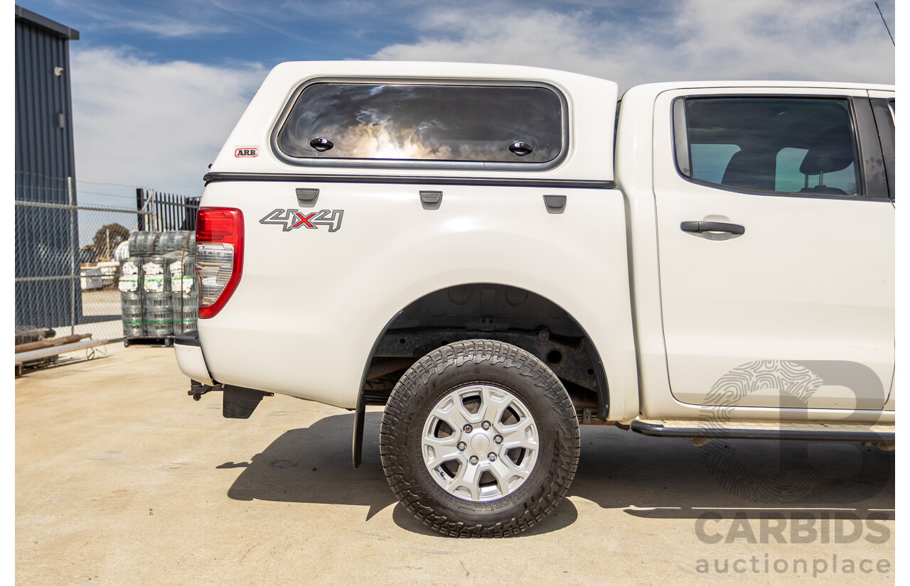 01/2016 Ford Ranger XLS 3.2 (4x4) PX MKII Dual Cab Utility White Turbo Diesel 3.2L