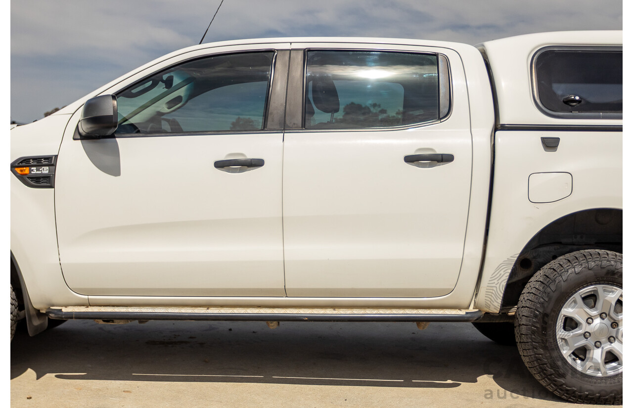 01/2016 Ford Ranger XLS 3.2 (4x4) PX MKII Dual Cab Utility White Turbo Diesel 3.2L