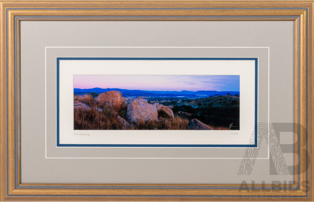 Artist Unknown (20th Century, Australian), Brindabellas, Limited Edition Original Colour Photograph, 38 x 58 cm (frame)