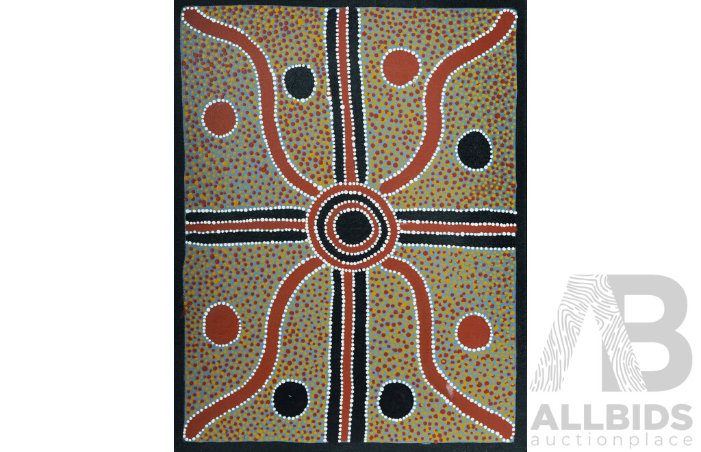 JUNGALA, Paddy Bird Aboriginal born c.1955) Untitled Acrylic on Canvas 