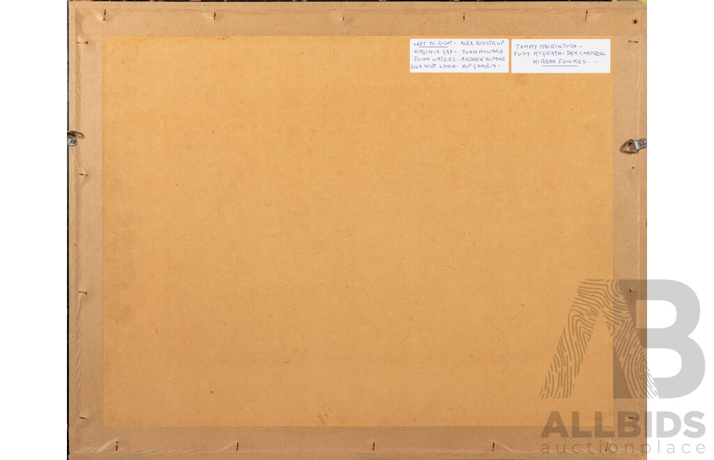 All Saints, Framed Photograph Signed by Eleven Cast Members, 49 x 62 cm (frame)