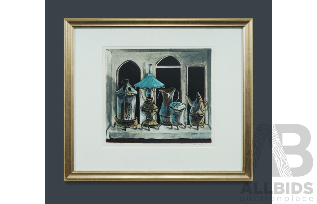 BERGNER, Yosl (1920-2017) Still Life Lithograph HC 25/25 