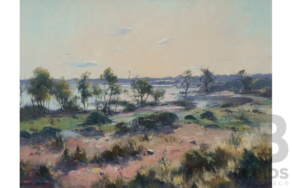 SEALY, Kasey (b.1961) Wetlands Oil on Canvas on Board 