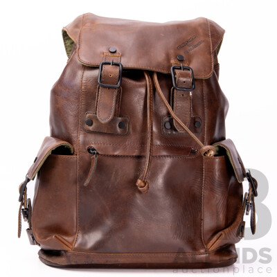 Genuine Leather Back Pack by JLP Melbourne