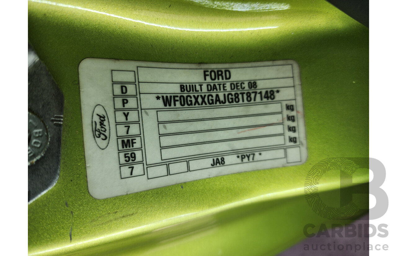 2/2009 Ford Fiesta CL WS 3d Hatchback Green 1.4L