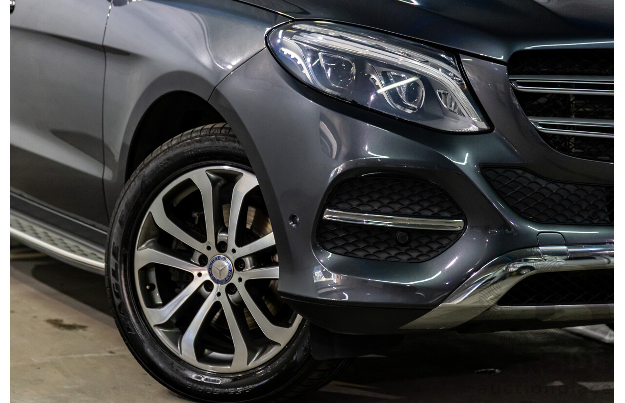 02/2016 Mercedes-Benz GLE 250d 4MATIC (AWD) 166 MY16 4d Wagon Tenorite Grey Metallic Turbo Diesel 2.1L