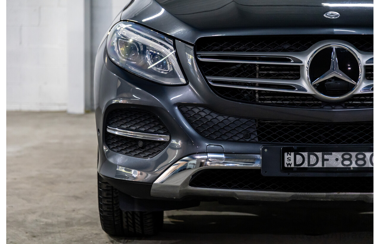 02/2016 Mercedes-Benz GLE 250d 4MATIC (AWD) 166 MY16 4d Wagon Tenorite Grey Metallic Turbo Diesel 2.1L