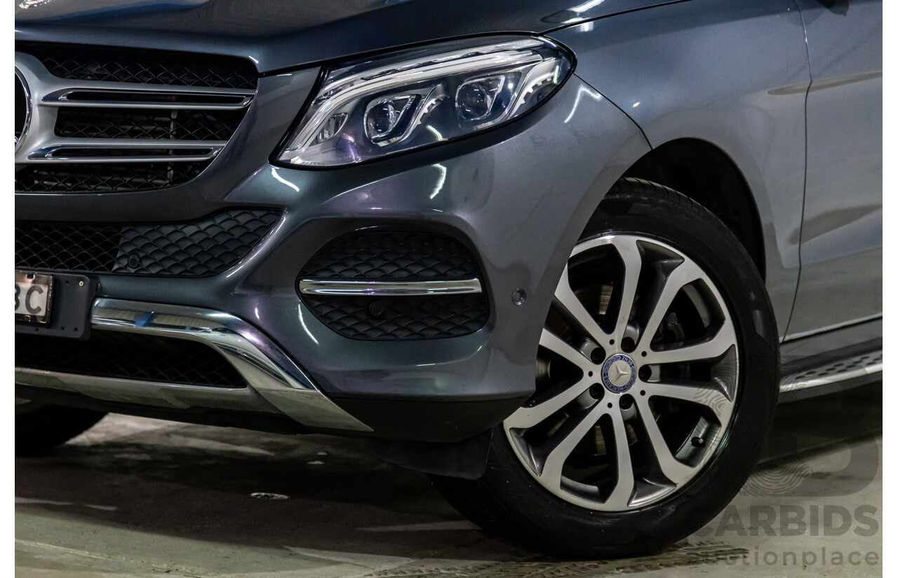 02/2016 Mercedes-Benz GLE 250d 4MATIC (AWD) 166 MY16 4d Wagon Tenorite Grey Metallic Turbo Diesel 2.1L