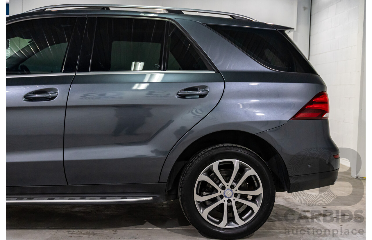 02/2016 Mercedes-Benz GLE 250d 4MATIC (AWD) 166 MY16 4d Wagon Tenorite Grey Metallic Turbo Diesel 2.1L